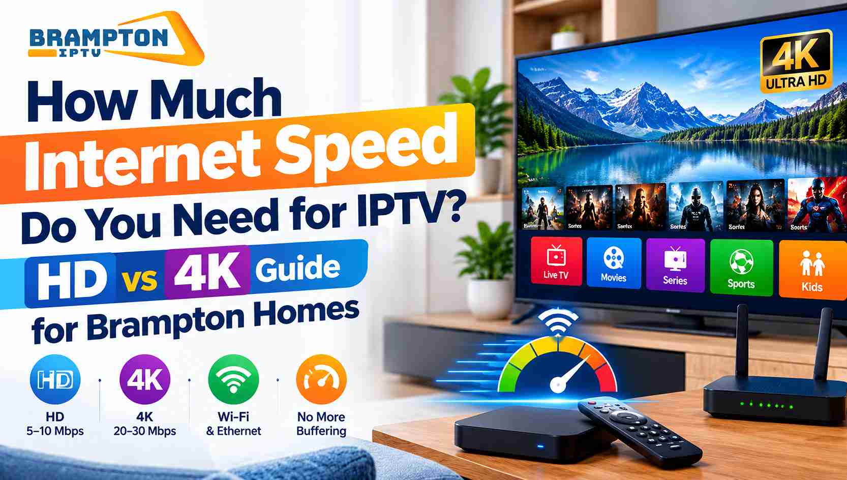 internet speed for iptv