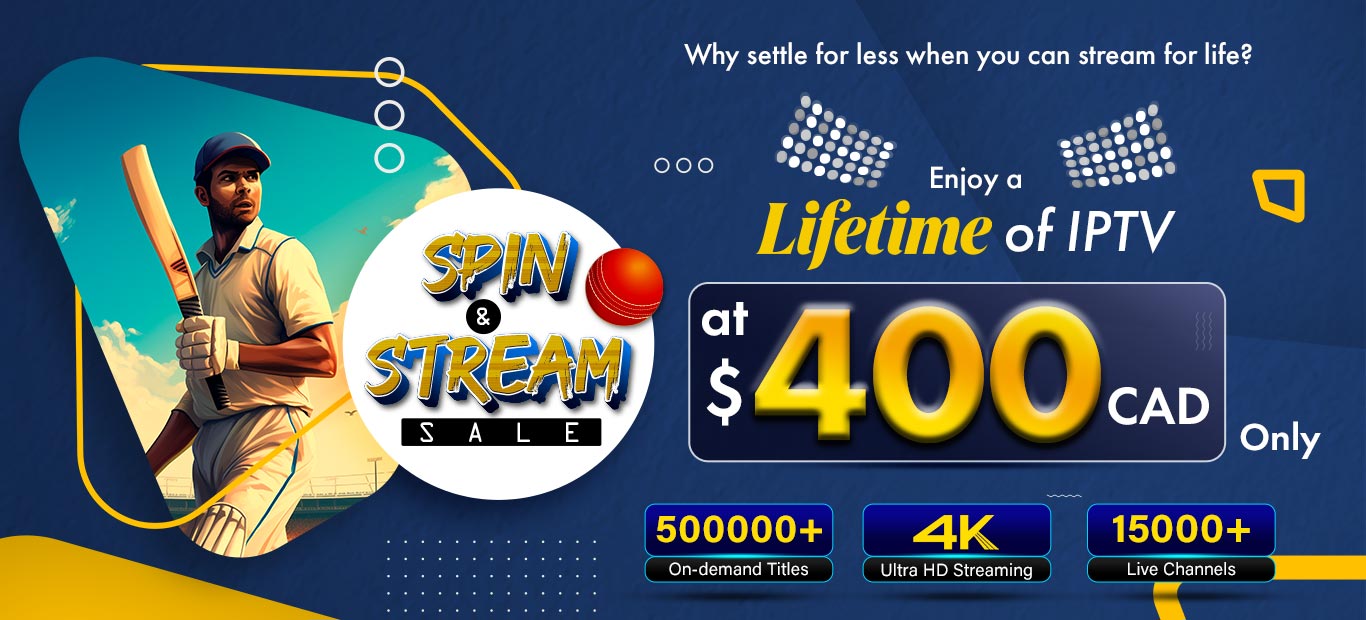 Spin & Stream Sale