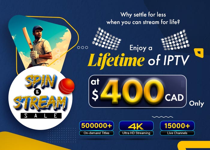 Spin & Stream Sale